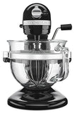 KitchenAid KF26M22CA 6-Qt. Professional 600 Design Series with Glass Bowl - Candy Apple Red