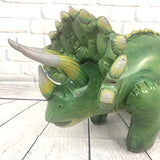 Jet Creations 43 inch Triceratops Inflatable Air Stuffed Plush Dinosaur, Durable Self Standing, one of the best toys, party decorations and favors for kids and adults, 6 years and up, DI-TRI4