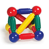 Guidecraft Better Builders 30 - Piece Magnetic Ball and Rod Construction Set, STEM Educational Building Toy