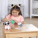 Melissa & Doug Snap It! Barnyard Farm Animals Beginner Craft Kit  Pig, Sheep, Cow, Chicken