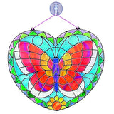 Melissa & Doug Butterfly: Stained Glass Made Easy Series & 1 Scratch Art Mini-Pad Bundle (09295)
