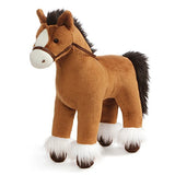 GUND Dakota Clydesdale Horse Standing Stuffed Animal Plush, Brown, 15"