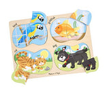 4-in-1 Peg Puzzle - Pets