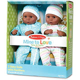 Melissa & Doug Mine to Love 15 Inch Twins - Tyler & Taylor