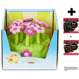 Melissa & Doug Pretty Petals Sprinkler: Sunny Patch Outdoor Play Series + Free Scratch Art Mini-Pad Bundle [67157]