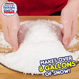 Be Amazing! Toys Amazing Super Snow Powder - Bulk Class Party Pack - Great For Slime - Makes 8-10 gallon of Artificial Fake Snow (400G-1Lb)