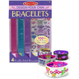 Melissa & Doug Design-Your-Own Bracelets & 1 Scratch Art Mini-Pad Bundle (04217)
