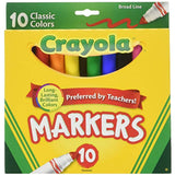 Crayola 58-7722 Classic Color Broad Line Markers 10 Count