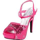 Touch Ups Women's Bev Platform Pump,Fuschia,5 M US