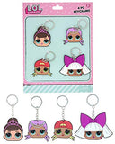 Bundle of 2 |L.O.L. Surprise! Party Favors - (Lip Gloss Set & Bendable Rubber Keychains)