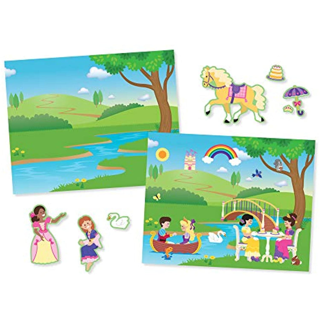 Melissa & Doug Reusable Sticker Pad Bundle - Fairy, Princess, Dress-Up and Play House
