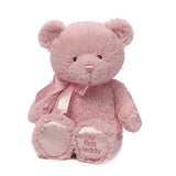 Baby GUND My First Teddy Bear Stuffed Animal Plush, Pink, 18"
