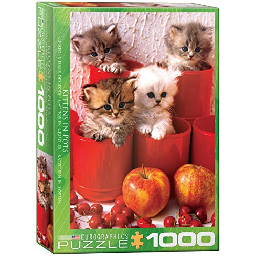 EuroGraphics Kitten in Pot 1000 Piece Puzzle