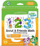 LeapFrog LeapStart Preschool Activity Book: Scout & Friends Math and Problem Solving, Great Gift For Kids, Toddlers, Toy for Boys and Girls, Ages 2, 3, 4
