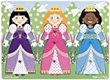 Melissa & Doug Dress-Up Princesses Peg Puzzle