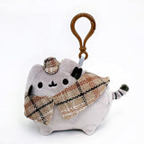 GUND Pusheen Detective Stuffed Plush Backpack Clip, 4.5"