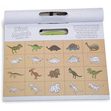Melissa & Doug Playmats Dinosaurs Take-Along Paper Coloring and Learning Activity Pads (24 Pages)
