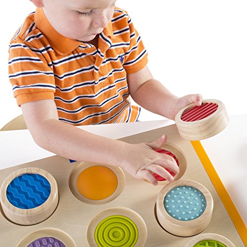 Guidecraft Colorful Tactile Search and Match - Soft Textures Sensory Memory Game for Toddlers