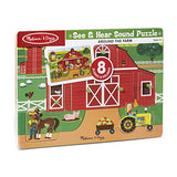 Melissa & Doug Around The Farm Sound Puzzle ( 8 Piece)