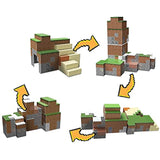 Minecraft Overworld Protector Playset, Accessories and Papercraft Blocks, Creative, Building Toy Set for Kids Ages 6 Years and Older