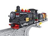 Brictek Locomotive Building Kit, Black
