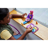 Barbie Helicopter, Pink and Blue with Spinning Rotor