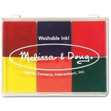 Melissa & Doug 6-Washable Color Stamp Pad + Free Scratch Art Mini-Pad Bundle [16377]