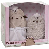 GUND Baking Pusheen Collectible Set and Cupcake Plush Bundle