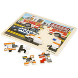 Melissa & Doug 24pc Jigsaw Bundle - Construction and Rescue