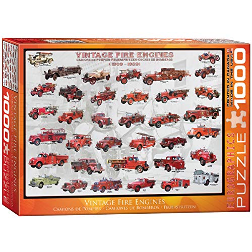 EuroGraphics Vintage Fire Engines 1000 Piece Puzzle