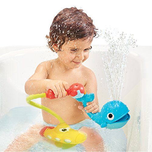 Yookidoo Bath Toy Whale Spray Submarine with A Water Pumping System Best Shower Toy for Babies and Toddlers