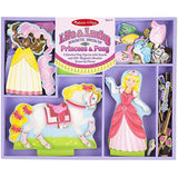 Melissa & Doug Lila & Lucky: Magnetic Dress-Up Set & 1 Scratch Art Mini-Pad Bundle (09281)