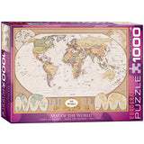 EuroGraphics Map of The World Puzzle (1000-Piece)