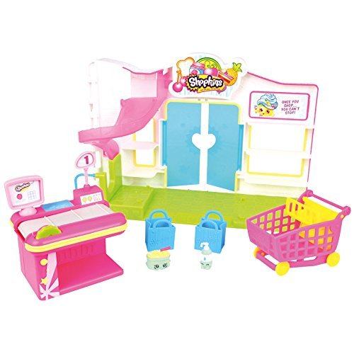 Shopkins Small Mart Supermarket Exclusive 6 Figure playset