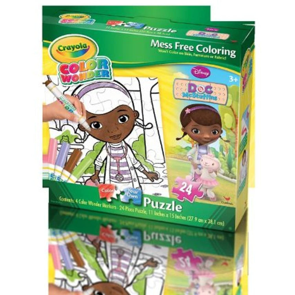 Cardinal Industries Doc McStuffins Color Wonder Jigsaw Puzzle, 24-Piece