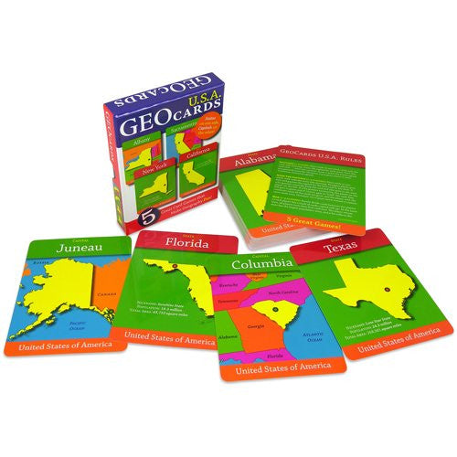 GeoToys Geocards Usa