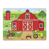 Melissa & Doug Around The Farm Sound Puzzle ( 8 Piece)