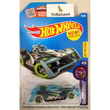 Hot Wheels 2016 Glow Wheels Voltage Spike Teal Aqua Blue 49/250