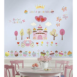RoomMates Happi Cupcake Land Peel and Stick Wall Decals,Multicolor