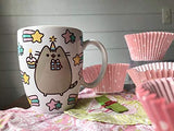 Enesco Pusheen Birthday Mug bundle with 10.5" Cupcake Plush