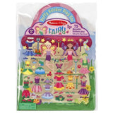 Melissa & Doug Fairy: Puffy Sticker Play Set & 1 Scratch Art Mini-Pad Bundle (09414)
