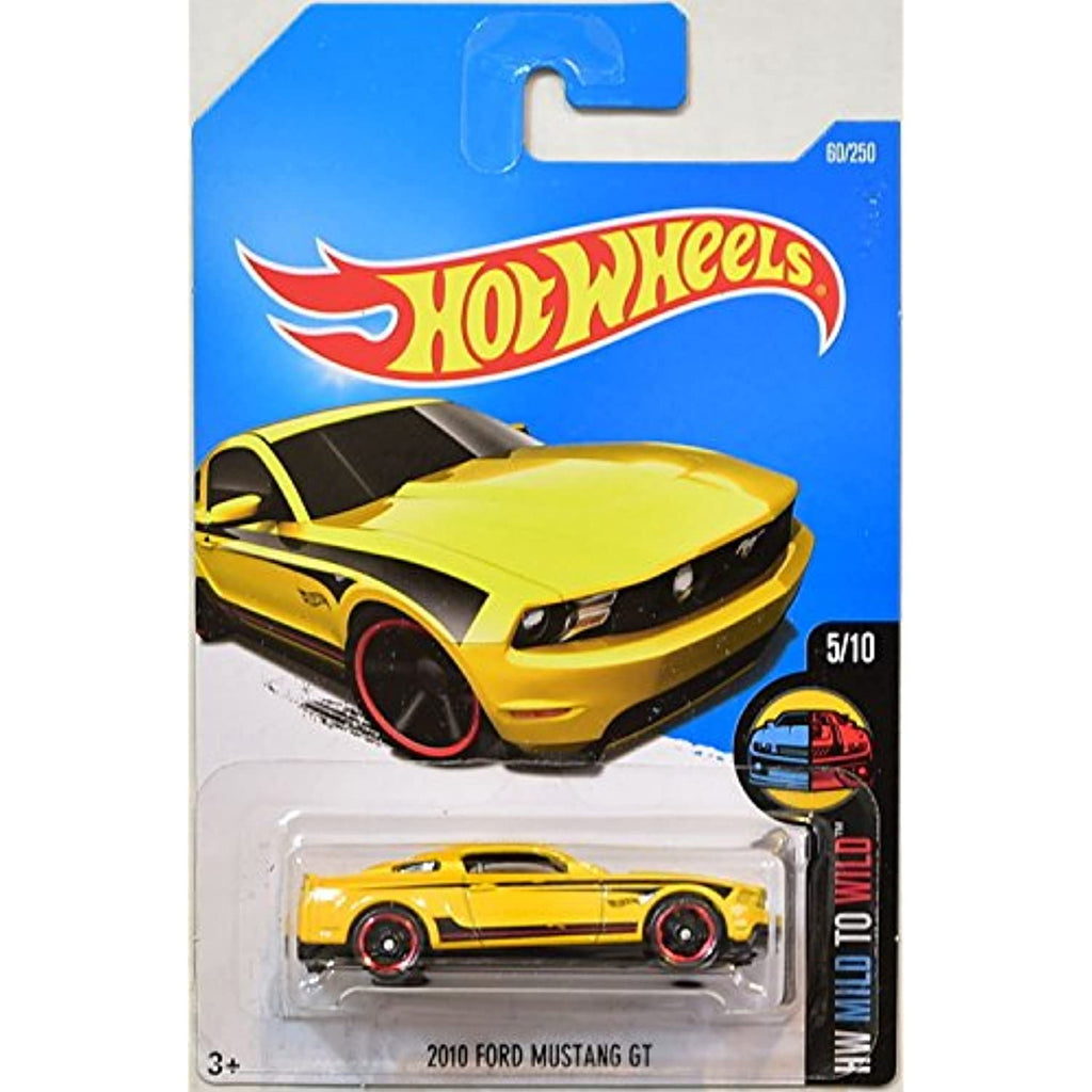 Hot Wheels 2016 HW Mild to Wild 2010 Ford Mustang GT 60/250, Yellow