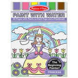 Melissa & Doug 5 Item Bundle 4166 Princess, 4165 Farm Animals, 4164 Vehicles, and 3762 Pink Paint with Water Kids' Art Pads + Free Activity Book