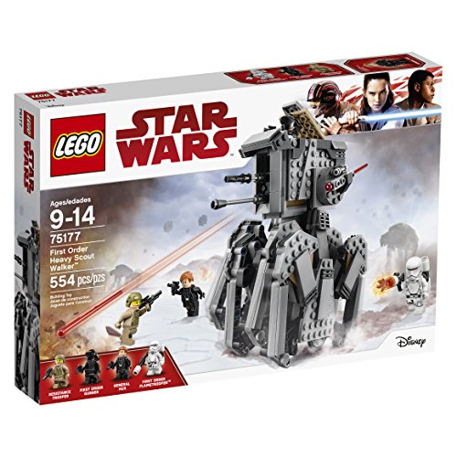 LEGO Star Wars First Order Heavy Scout Walker 75177 Building Kit 554 Piece