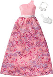 Barbie Fashions Complete Look - Peach One Shoulder Dress