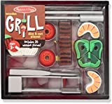 Melissa & Doug Wooden Grill Slice and Sort Play Set (18 pcs)