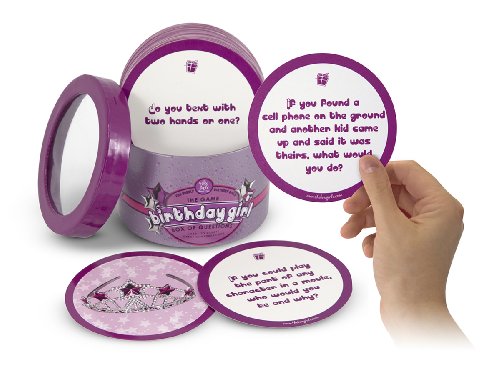 Melissa & Doug Birthday Girl Box of Questions Game - 82 Conversation Starters on Cards