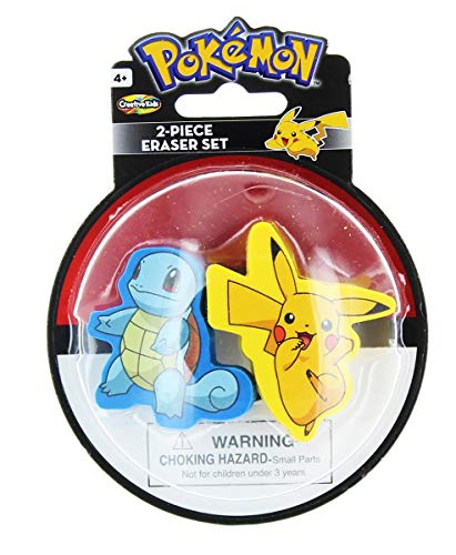 Creative Kids Pokemon Eraser Gift Pack (6 Erasers Total)