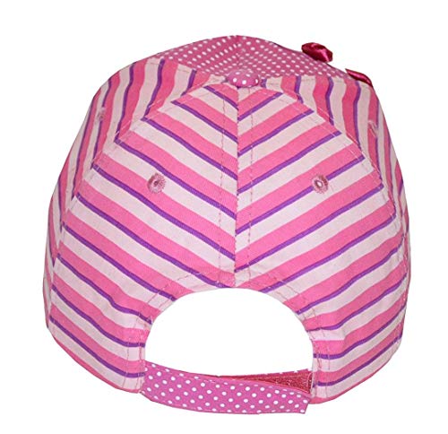 Peppa Pig Girls Satin Bow Embroidered Baseball Cap (One size, Pink)