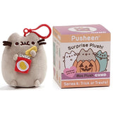 GUND Pusheen Halloween Blind Box Series 4 Bundle with Pusheen Chip Backpack Clip